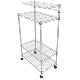 ZNTS 4 Layer Adjustable Kitchen Bakers Rack Shelf Microwave Oven Stand Storage Cart 98841102