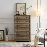Modern 6 Drawer Dresser, Dressers for Bedroom, Tall Chest of Drawers Closet Organizers & Storage W2275P149120