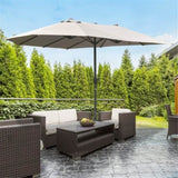 Outdoor beach umbrella/Double-Sided Market Umbrella 54071025
