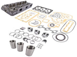 Complete Cylinder Head w/Valve Engine Rebuild Kit Replacement for Kubota D1105 RTV1140CPX 15955457