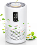 ZNTS Home large room air purifier with lighting up to 1076ft², VEWIOR H13 True HEPA Air Purifier with 10556860