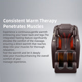 "Luxury Meets Technology! Zero Gravity Massage Chair with SL-Track, Shiatsu, Heated Back & Calves, W3327P296128