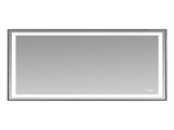 60x36" Black Eco-Friendly Silver Mirror Dual LED Light Strips Front and Back LightingUnable ship on 02843590