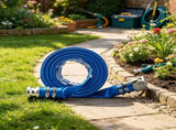 2 Inch by 50 ft Pool Drain Hose, Durable PVC Material with Camlock C & E Connectors and Clamps, Blue 61725106