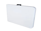 6 Foot Folding Table,Fold-in-Half Plastic Table,Indoor Outdoor Picnic Party Dining Camp 67979816