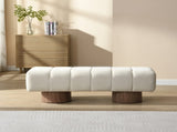 Upholstered Dining Bench for Dining Room, No-Assembly End of Bed Entryway Bench Ottoman for Bedroom N779P271404B