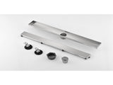 36 Inch Linear Shower Drain with 2-in-1 Flat & Tile Insert Removable Cover, 304 Stainless Steel with 69617649
