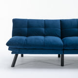 Navy Blue Convertible Folding Modern sofa Bed W570124913
