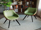 A set of 2 dining chairs, medieval modern kitchen dining chair, PU decorative chairs with black 70507914