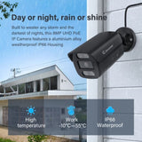 ZNTS Jennov 4K 8MP POE Security IP66 Camera Outdoor Color Night Vision 2 Way Audio 54209550