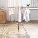 ZNTS Space-Efficient & Rustproof Design Clothes Drying Rack,Aluminum Rod Summer Clothes Drying Rack,Small W1779P166825