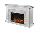 Laksha Mirrored & Stone Fireplace B2726P446682
