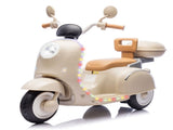 12V Kids Ride On Three-Wheel Electric Motorcycle,2WD,Cool Waterfall Light,Large Storage W1578P235066