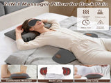 2 In 1 Massager Pillow This ergonomic lumbar support pillow integrates vibration massage and heat 49140638