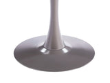 31.5" GREY COLOR TOP Tulip Table Mid-century Dining Table for 2-4 people With Round Mdf Table Top, W234P405191