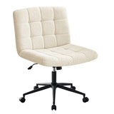 Homw Office Desk Chair with Wheels, Armless Desk Chair with Lumbar Support, Adjustable Height 360&deg T3593P337992