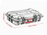 Weatherproof Hard Case with Pre-cut Foam, Heavy Duty Protective Dry Box with Retractable Pull 58994450