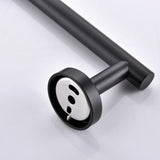 8-Pieces Matte Black Bathroom Accessories Stainless Steel Bathroom Hardware Bath Towel Bar W1932140142