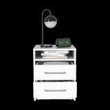 Greter 24" Two-Drawer Night Stand With open shelf B070P224228