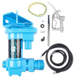 Fuel Transfer Pump Cast Iron Heavy Duty Pump 12V 15GPM for Diesel Biodiesel Blue 58243856