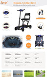 SOLAX 4-Wheel Remote Folding Mobility Scooter for Adults and Seniors, super lightweight and compact GL-W2923P220473