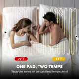 80 X 78 Electric Heated Mattress Pad with Adjustable Temperatures 10 H Timer 70195102