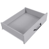K&K Kitchen Island with Trash Can Storage Cabinet, Kitchen Cart with Drop Leaf, Spice, Towel WF326381AAG
