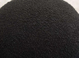 006-Soft Boucle Round Ottoman Footrest Stool,Black W527121865