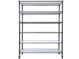 6 Tier 6000lbs Capacity NSF Metal Shelf Wire Shelving Unit, Heavy Duty Adjustable Storage Rack with W465142118