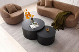 360&deg Swivel Mid Century Modern Curved Sofa, 1-Seat Cloud couch Boucle sofa Fabric Couch for Living W87691483
