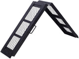 80" Steel Loading Ramp, 500LBS Capacity, Portable Motorcycle Ramp, Folding ATV Ramp for Pick up 45431521