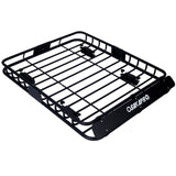 Rooftop Cargo Carrier Basket Motoring Roof Rack,Top Mount Roof Rack 42" black steel W46540105