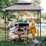 8 x 5 FT Outdoor Grill Gazebo 43874845