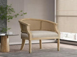 Accent Chair Rubber Wood Beige Natural N779P233048B