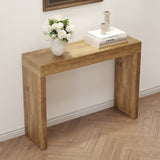 ZNTS Elegant Natural Wood Grain Bar Table-50 Inches Long, a Practical Choice for Modern Homes.Wood Grain W2920P225015