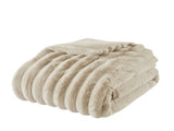 Ultrasoft Faux Fur Ribbed Comforter Set Full/Queen B035P294133