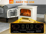Electric Fireplace Heater LED Flame Fireplace Stove 83287538