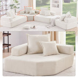 Corner Frame for Oversized Modular U Shaped Sectional Sofa,Luxury Boucle Floor Couch,Convertible N723P234208A