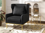 Modern Armchair Velvet Accent Chair Chair Single Sofa Chair for Living Room, Bedroom, or N763P360686B