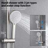 Shower Head with Handheld Shower System with 10" Rain Shower Head W1219P264266