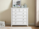 Modern 6 Drawers Dresser 6 Drawers Cabinet,Chest of Drawers Closet Organizers and Clothes 80992516