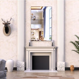 60"x36" Oversized Modern Rectangle Bathroom Mirror with Balck Frame Decorative Large Wall Mirrors W70881126