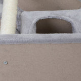 Double Level Cat Tree Stand House Furniture Kittens Activity Tower Posts Kitty Pet Play House W2181P190604