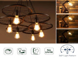Edison Bulb LED Light Vintage Style Lighting Filament Lamp E26 Warm white 6Pack 12915650