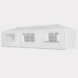 ZNTS 10x30' Wedding Party Canopy Tent Outdoor Gazebo with 8 Removable Sidewalls W1205137315