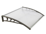 HT-100 x 80 Household Application Door & Window Rain Cover Eaves Canopy White & 55992527