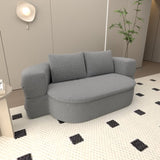 Folding Sofa Bed, Convertible Futon Sleeper Bed, 2-in-1 Foldable Floor Mattress with 2 Pillows, W1960P341382
