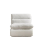 Modern Compressed Lounge Chair with Ottoman, Cozy Corduroy Recliner for Small Spaces, Living Room, W1036P251820