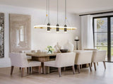 Javeriah 4 - Light Black/Gold Dimmable LED Pendant LightUnable ship on weekends, TK/TEMU 57634655