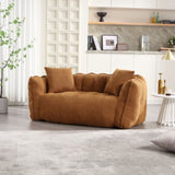 Soft beanbag chair with high resilience foam core for two people. The comfortable square recliner W1996P182159